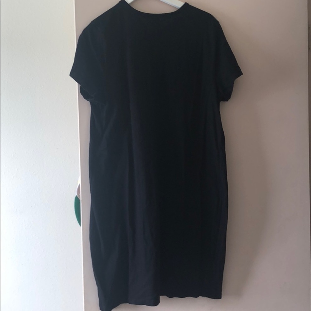 Old Navy Black Pull Over Black Crew Dress - Picture 7 of 7